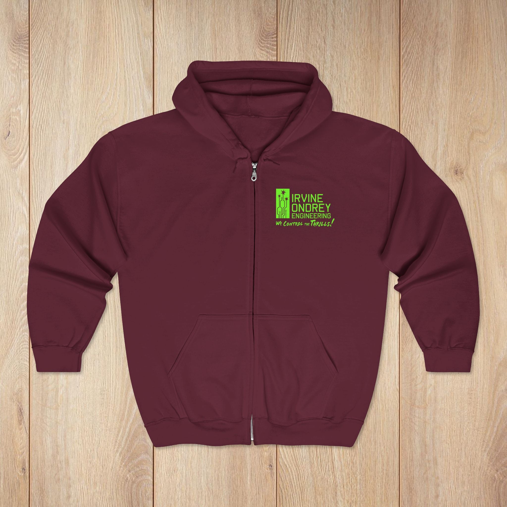 OG Steelie Zip Hoodie • Irvine Ondrey Engineering – PrintiBee