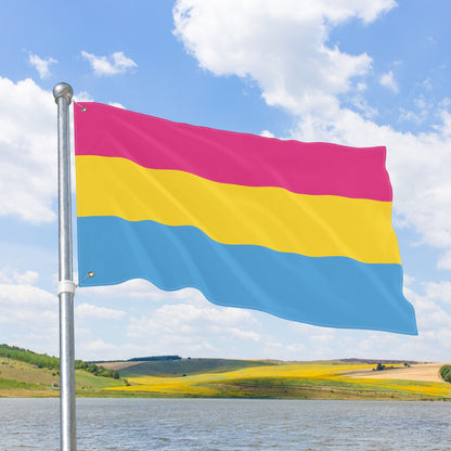 Pansexual Pride Flag with Grommets