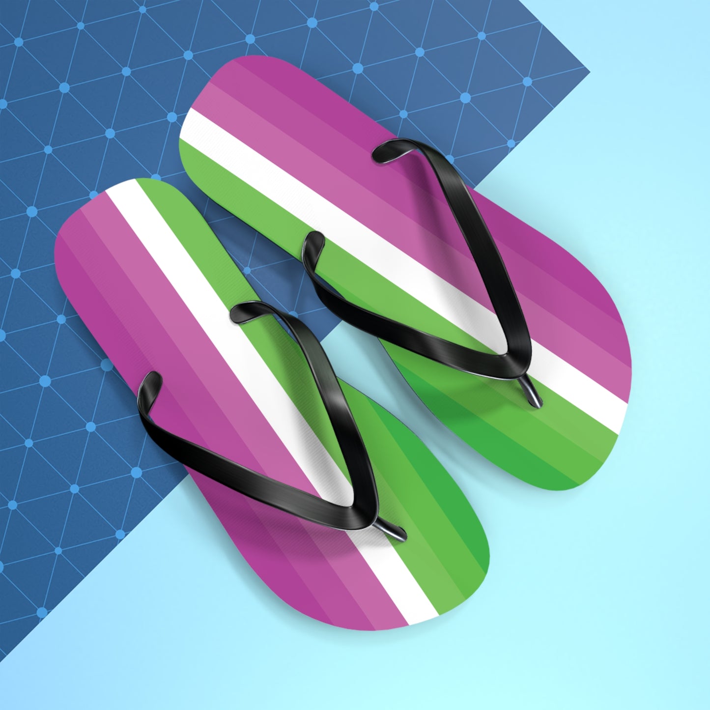 Petalsexual Pride Flip Flops