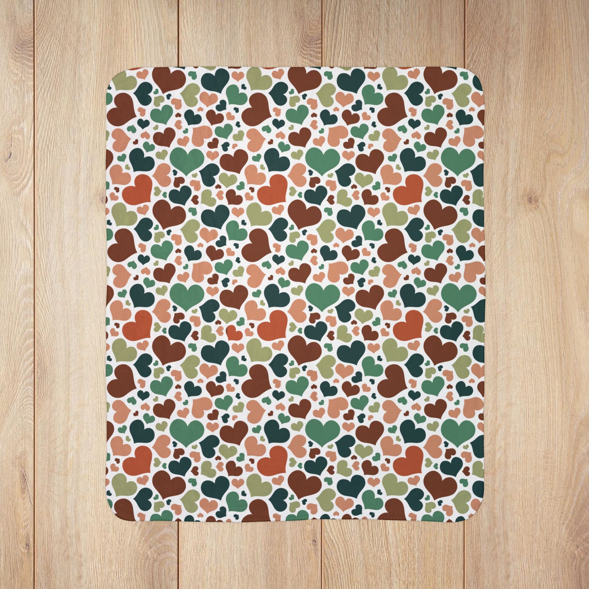 Nebulasexual Pride Valentine’s Day Hearts Fleece Sherpa Blanket