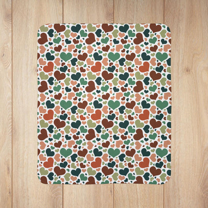 Nebulasexual Pride Valentine’s Day Hearts Fleece Sherpa Blanket