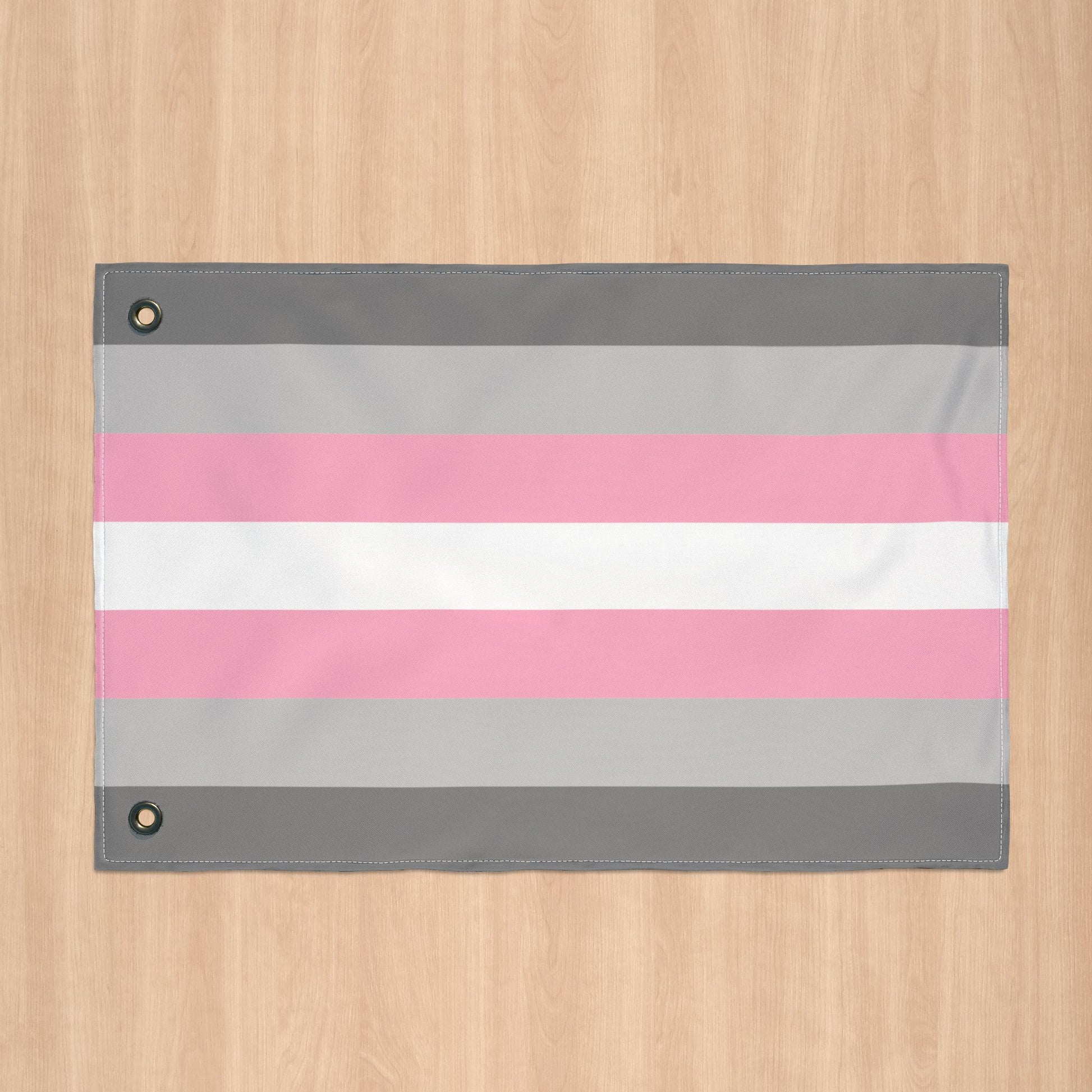 Demigirl Double-Sided Pride Flag with Grommets