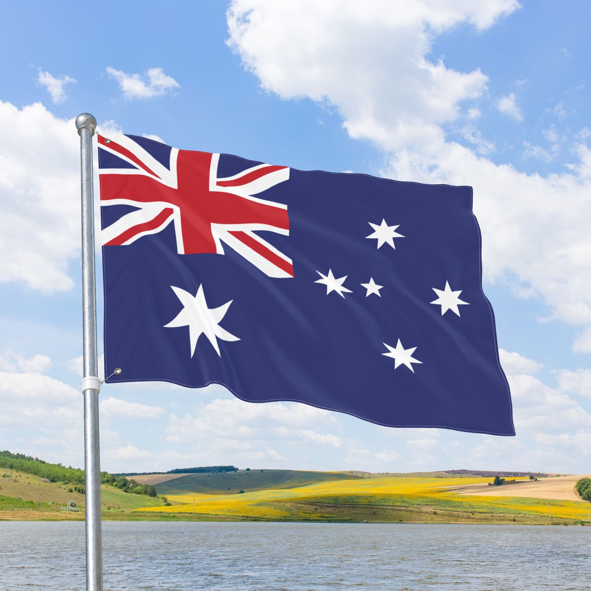 Australia Flag with Grommets