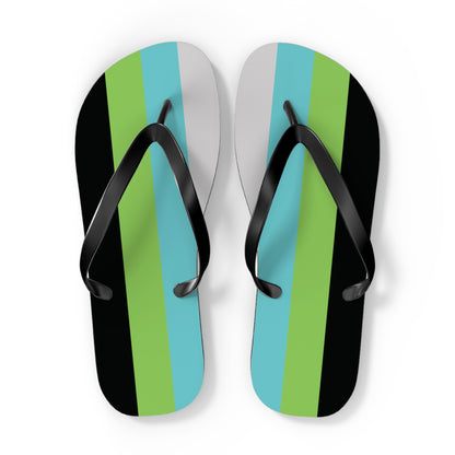 Quoiromantic Pride Flip Flops