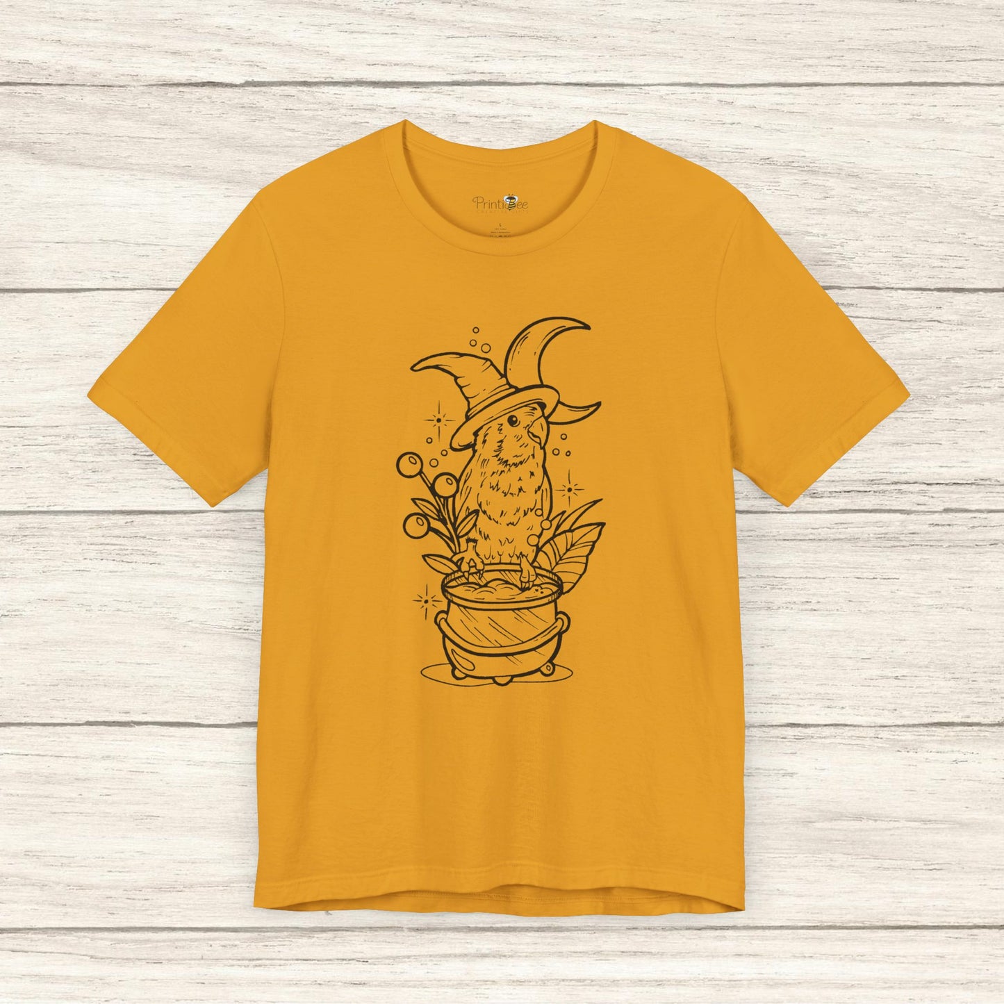 Witches' Brew Lovebird, Line Art Tee