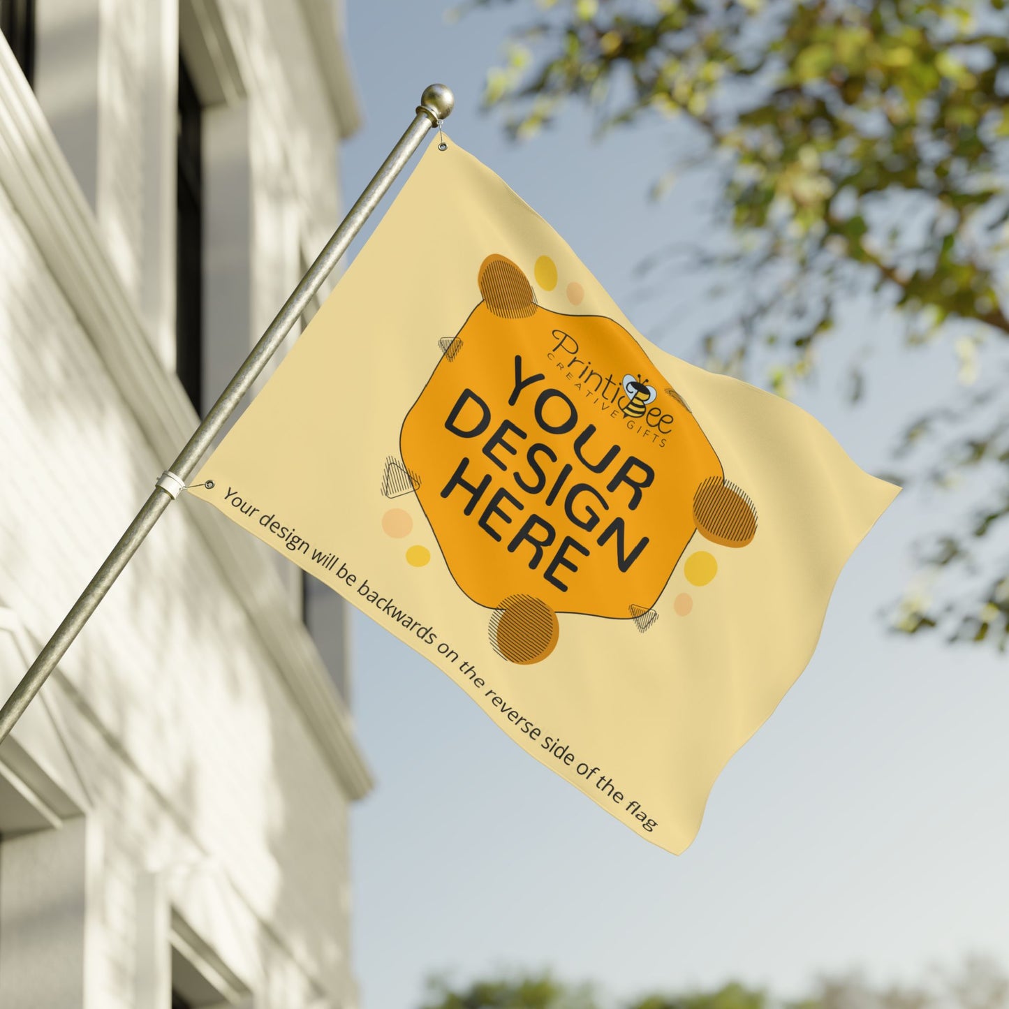 30'' × 40'' Personalized Double-Sided Custom Flag with Grommets