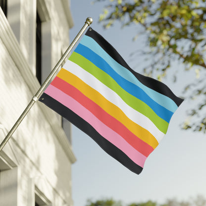 30'' × 40'' Queer Pride Flag with Grommets