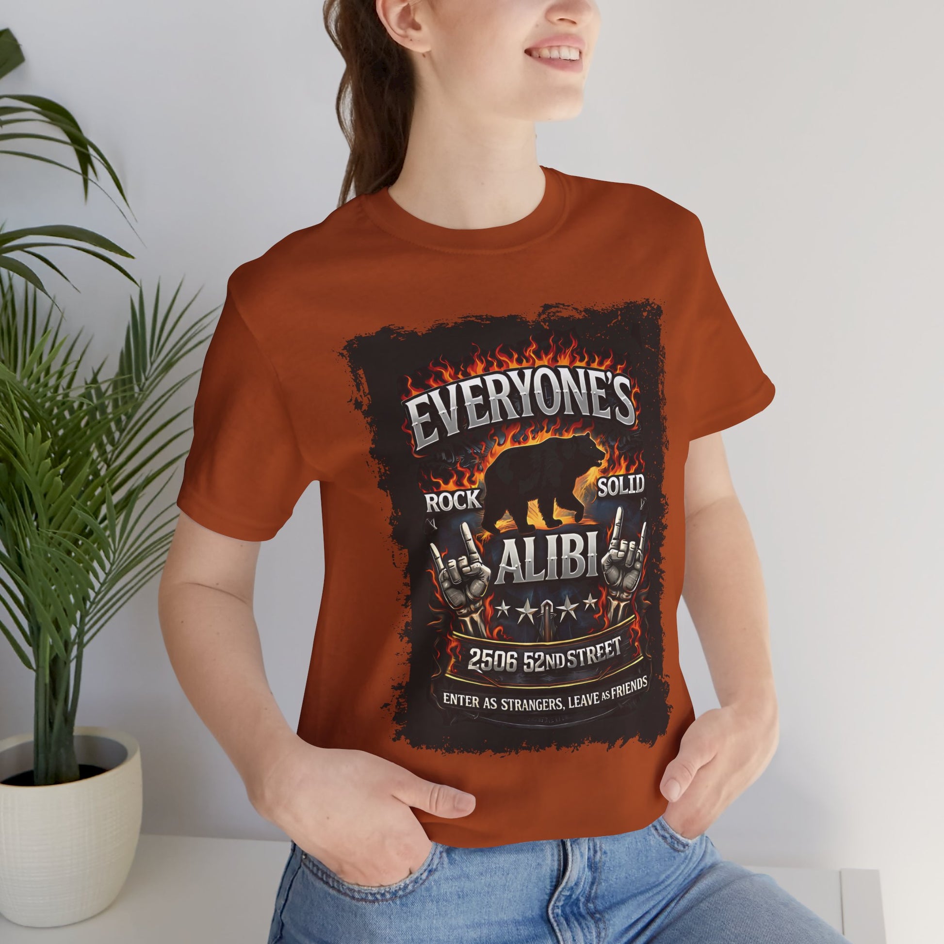 Everyone's Alibi Bear T-Shirt