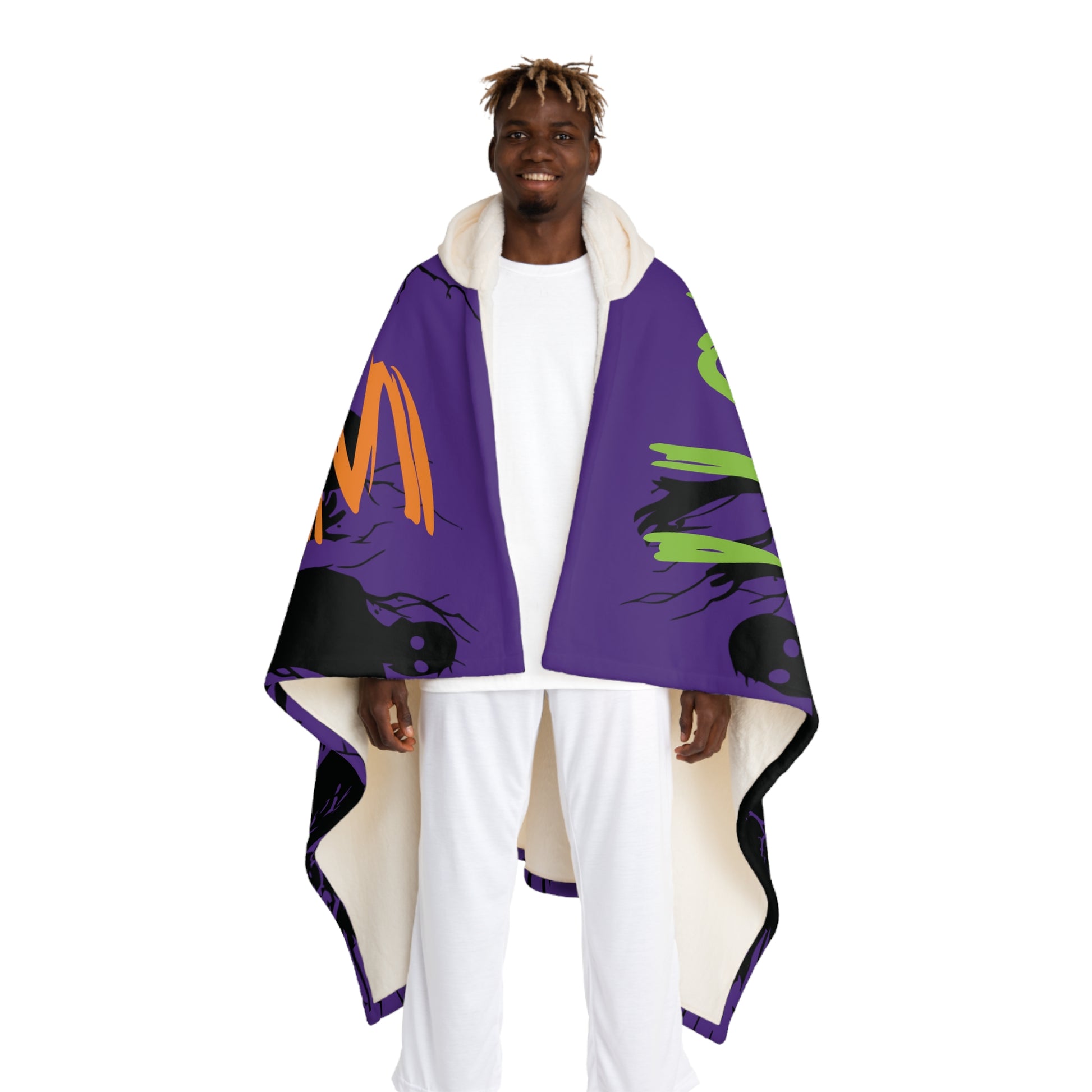 I Love Being a Scare Actor Hooded Sherpa Fleece Blanket • Irvine Ondrey Engineering