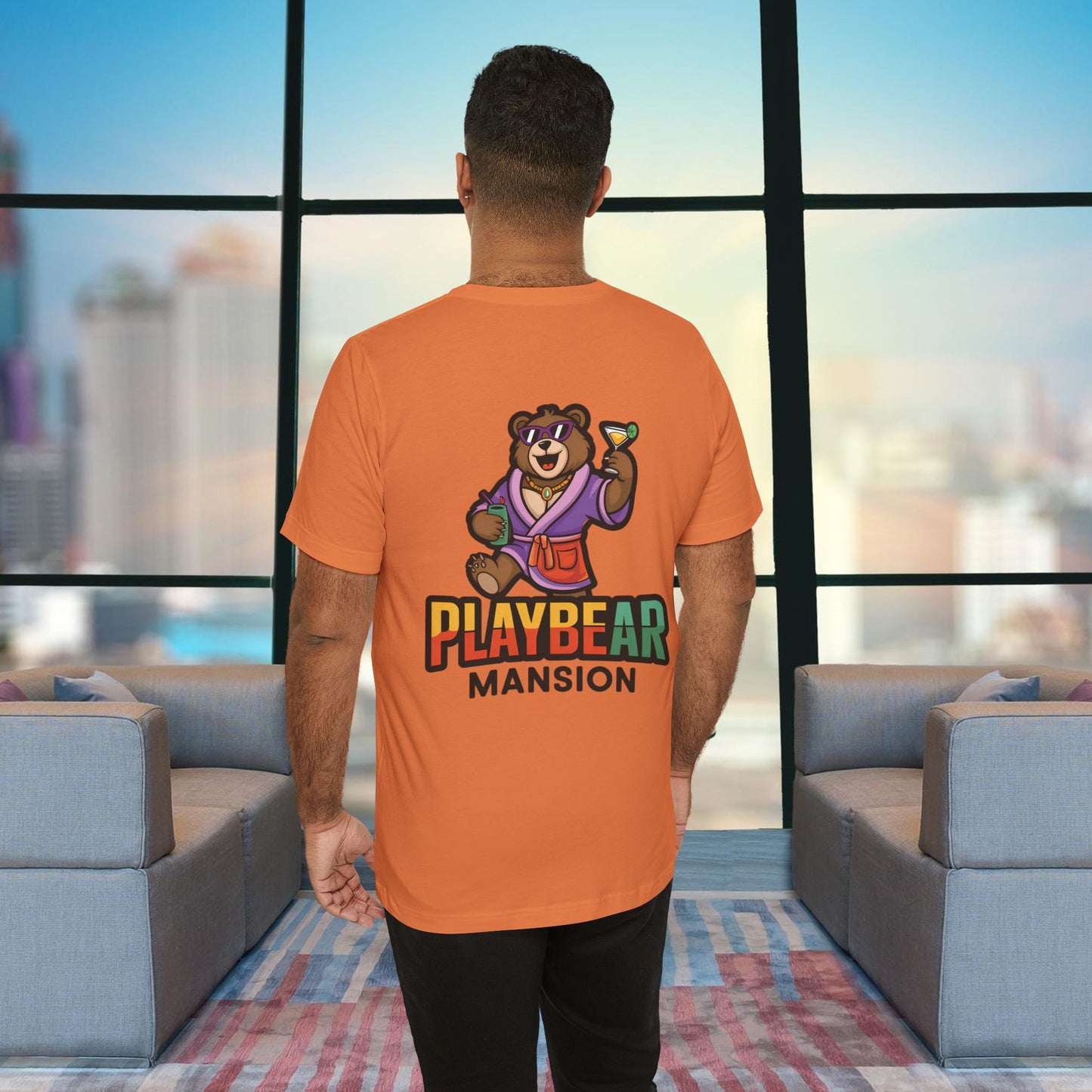 Playbear Mansion Tee (Back Graphic)