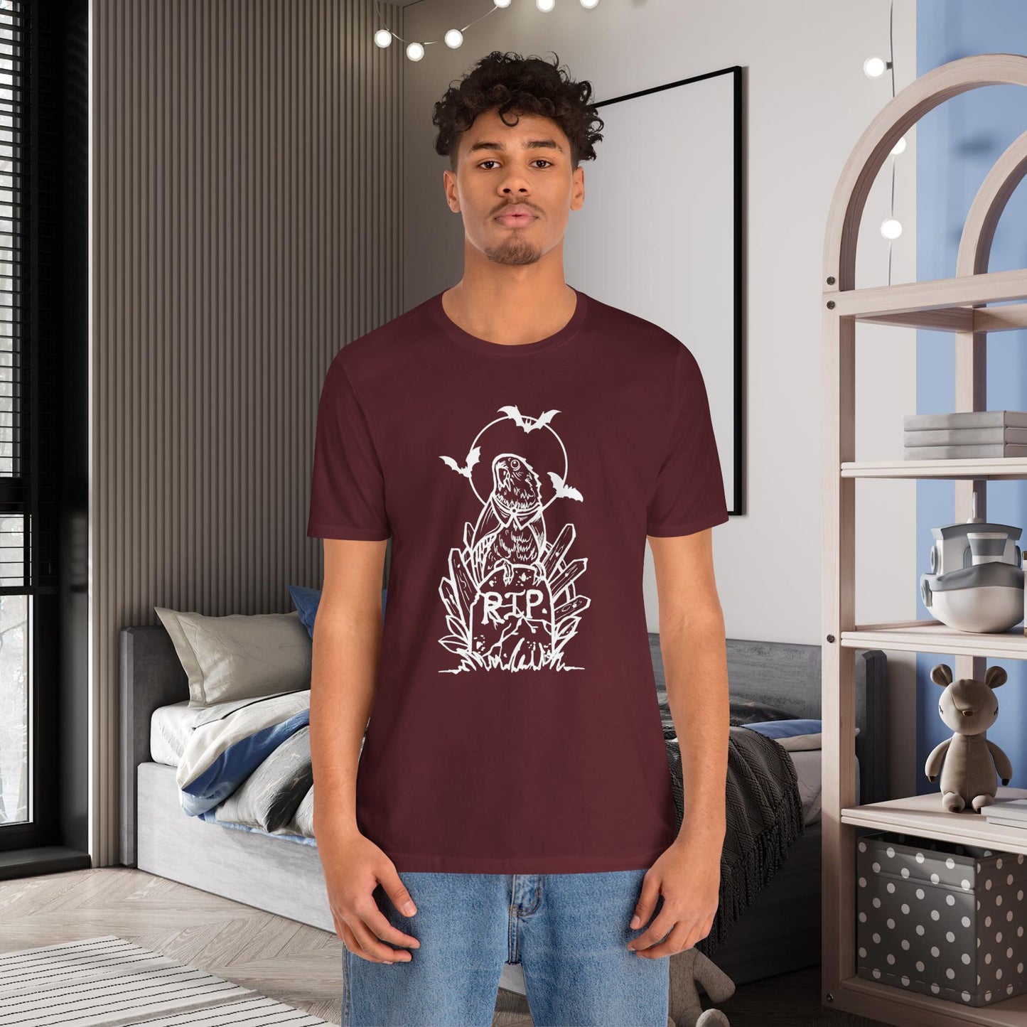 Vampire Lovebird, Line Art Tee