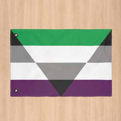 Aegorose Pride Flag with Grommets