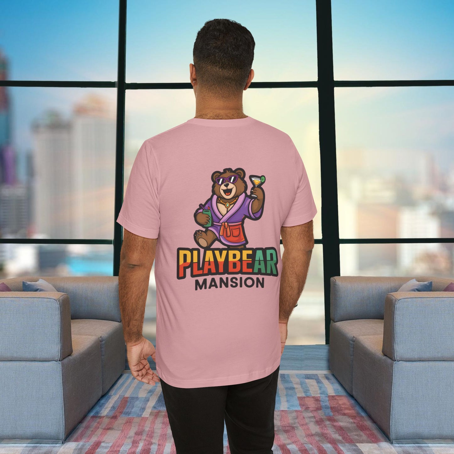 Playbear Mansion Tee (Back Graphic)
