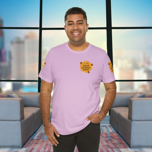 Custom Pink & Purple Tees for BELLA+CANVAS® 3001