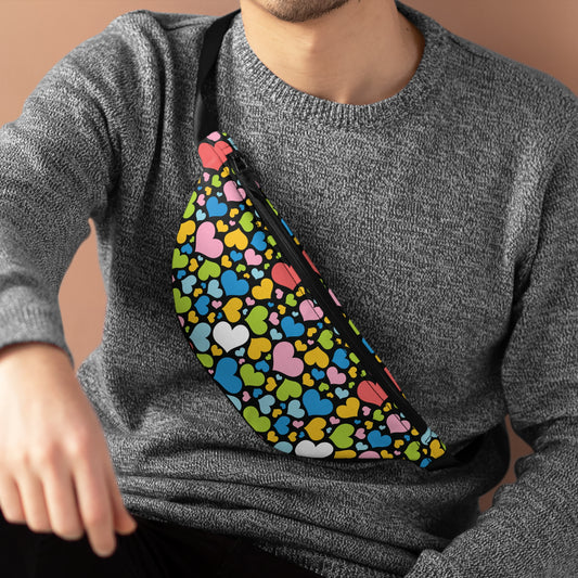 Queer Pride Hearts Fanny Pack