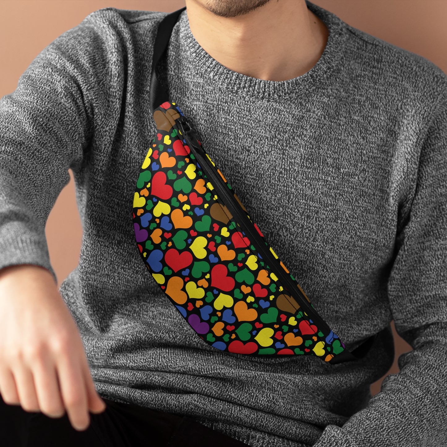 PoC Rainbow Pride Hearts Fanny Pack