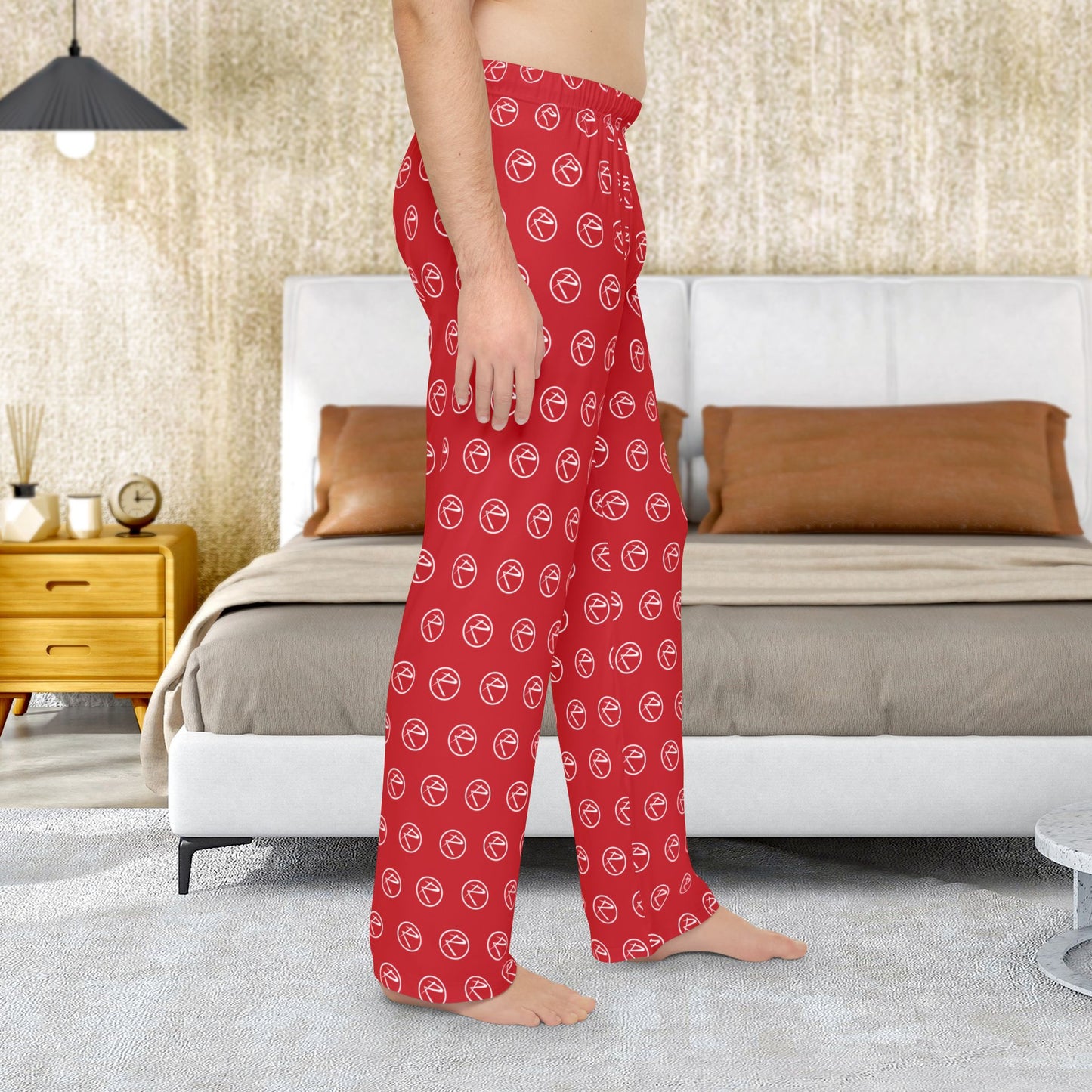 Men’s AMC Rambler Logo Red Pajama Pants
