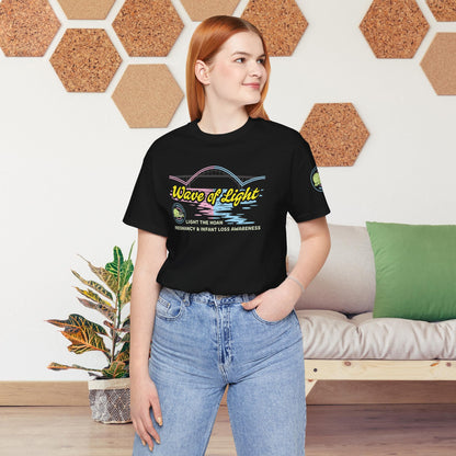 Mattie's Memory Wave of Light, Light the Hoan Bridge Tee, Milwaukee Wisconsin Infant &amp; Pregnancy Loss Charity
