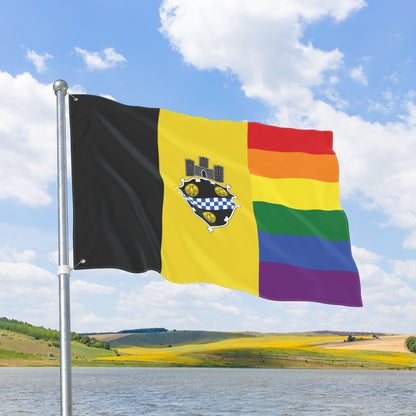 Pittsburgh Pride Flag with Grommets