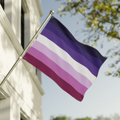 30'' × 40'' Butch Lesbian Purple Double-Sided Pride Flag with Grommets