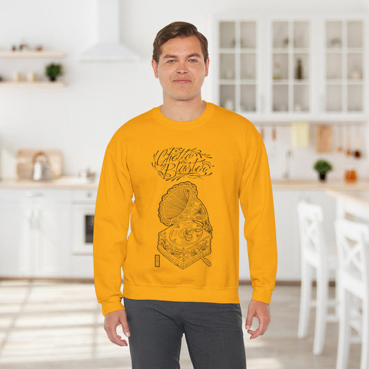 Ghetto Blaster, Sweat-shirt à col rond Line Art