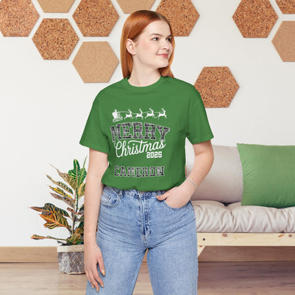 Custom Ohio Christmas Plaid Tee or Pajama Top