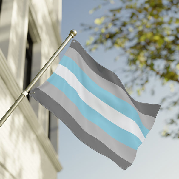 24'' × 36'' Demiboy Pride Flag with Grommets