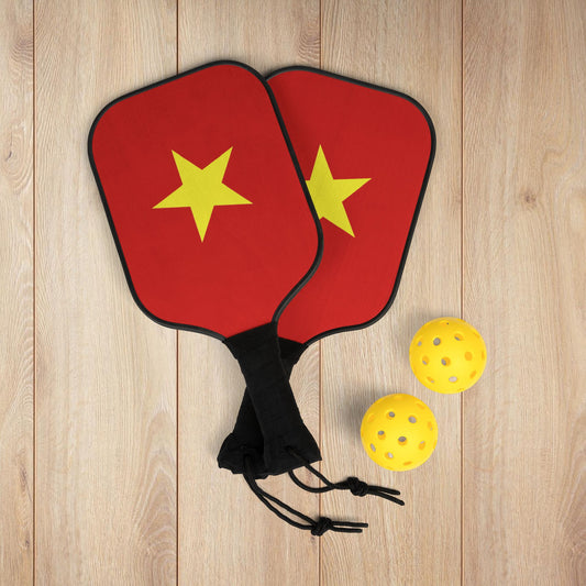 Vietnam Flag Pickleball Kit