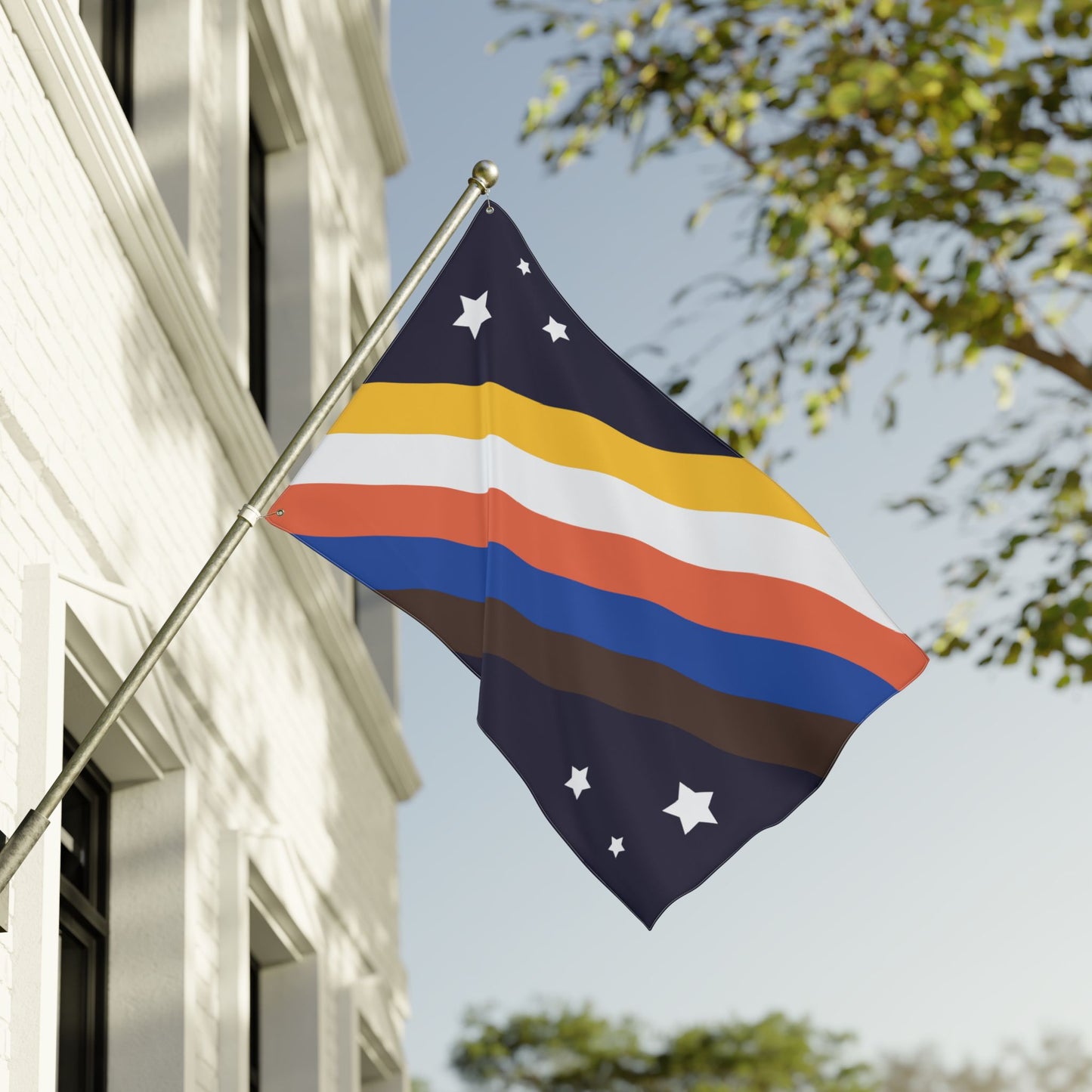 Fat Pride Flag with Grommets
