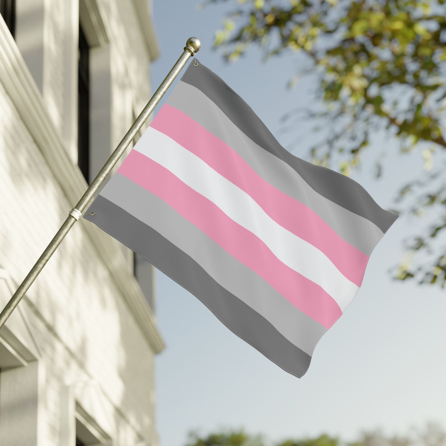 30'' × 40'' Demigirl Double-Sided Pride Flag with Grommets