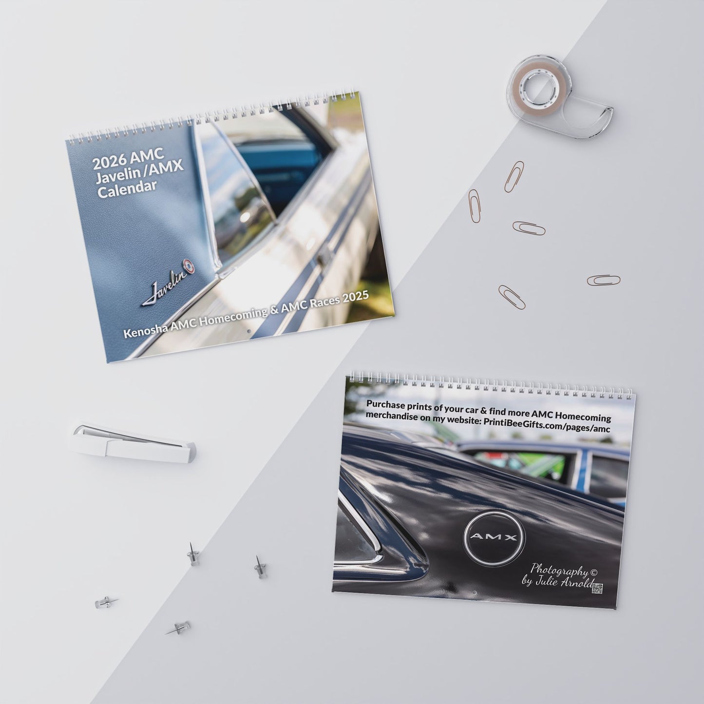 2026- AMC Javelin / AMX Wall Calendar • AMC Homecoming 2025