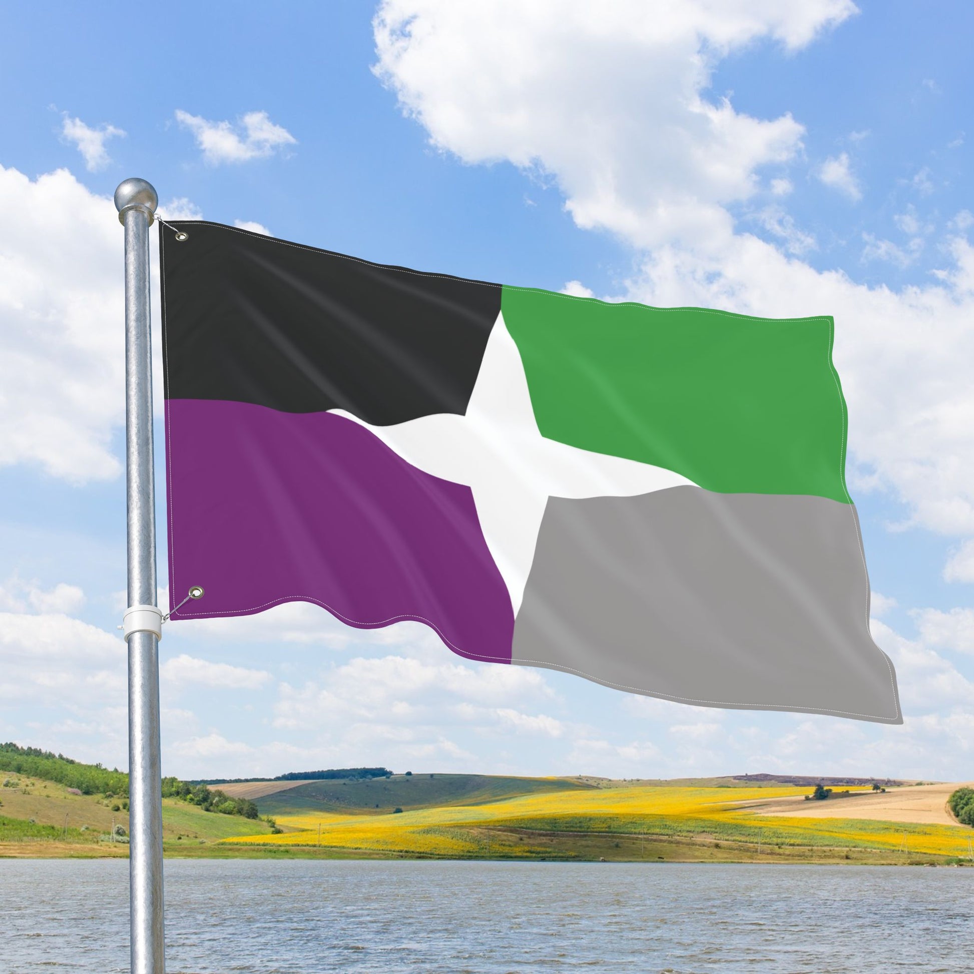 A-Spec Pride Flag with Grommets