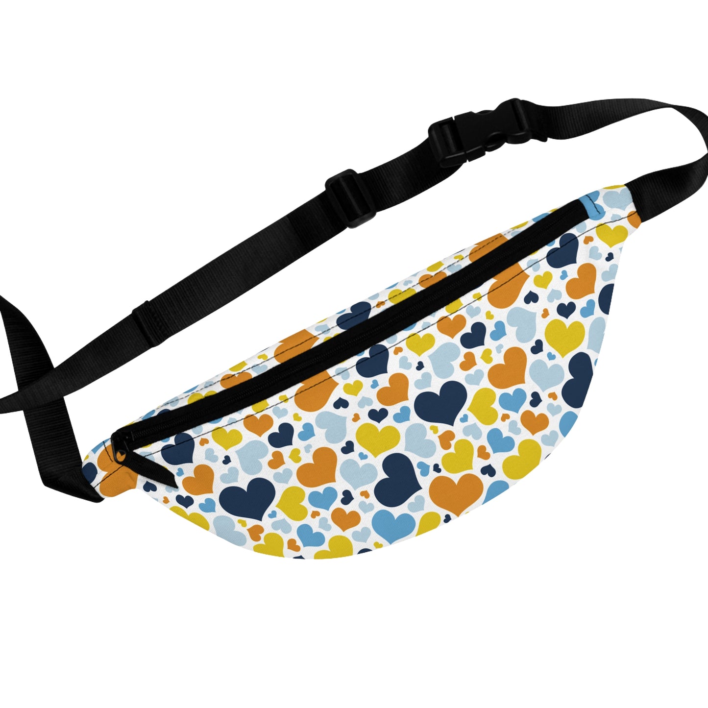 Aromantic Asexual Pride Hearts Fanny Pack