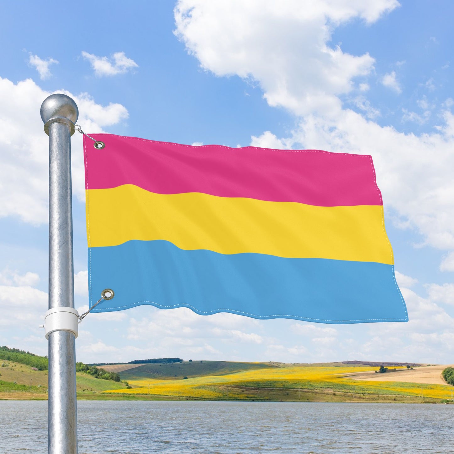 Pansexual Pride Flag with Grommets