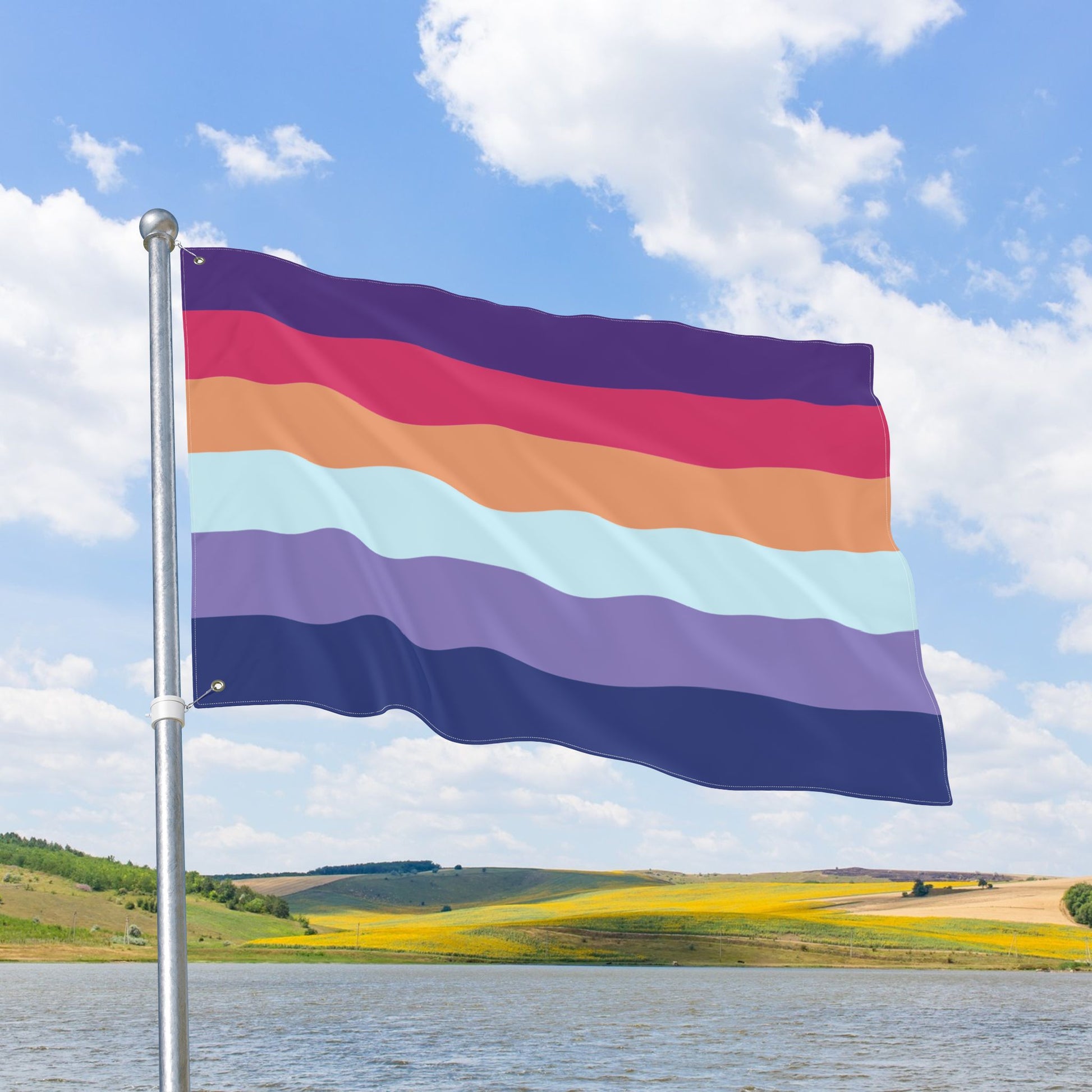 Lesboy Double-Sided Pride Flag with Grommets