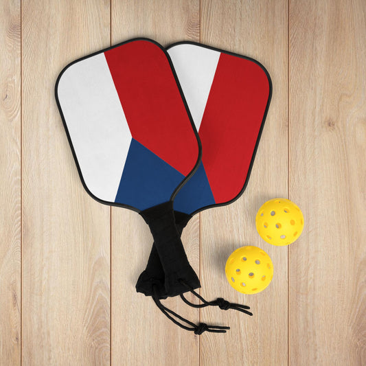 Czech Republic Flag Pickleball Kit