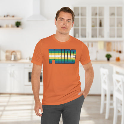 Burnt Orange Non-Binary Boy Pride Tee