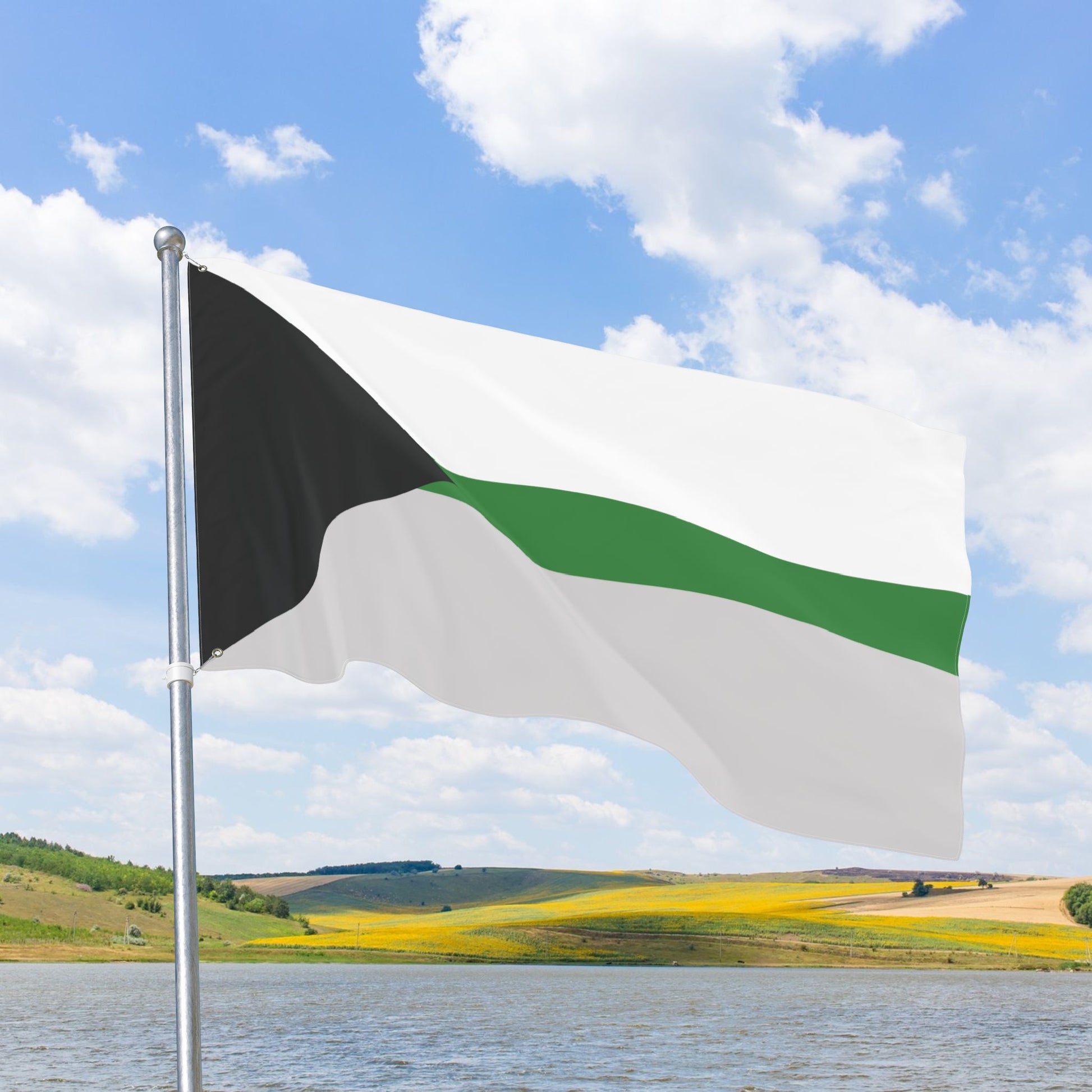 Demiromantic Pride Flag with Grommets