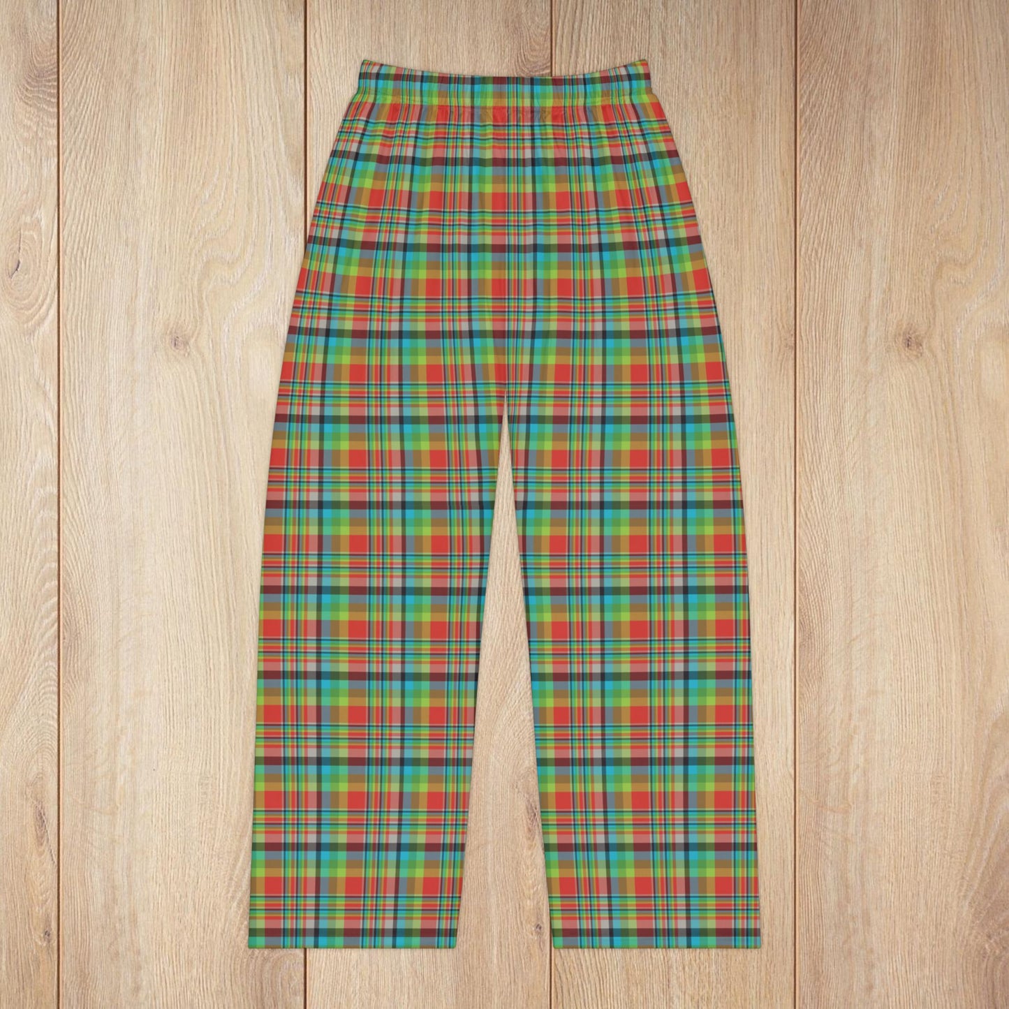 Women’s Red, Green & Blue Ohio Plaid Pajama Pants