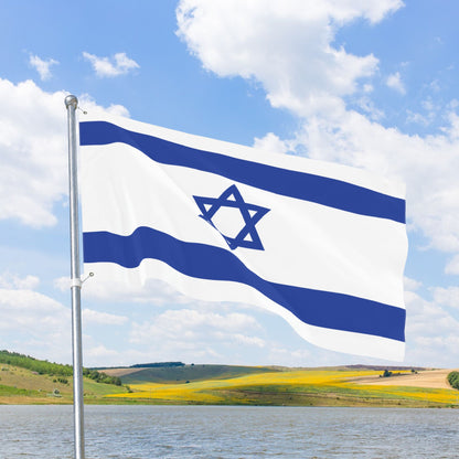 Israel Flag with Grommets
