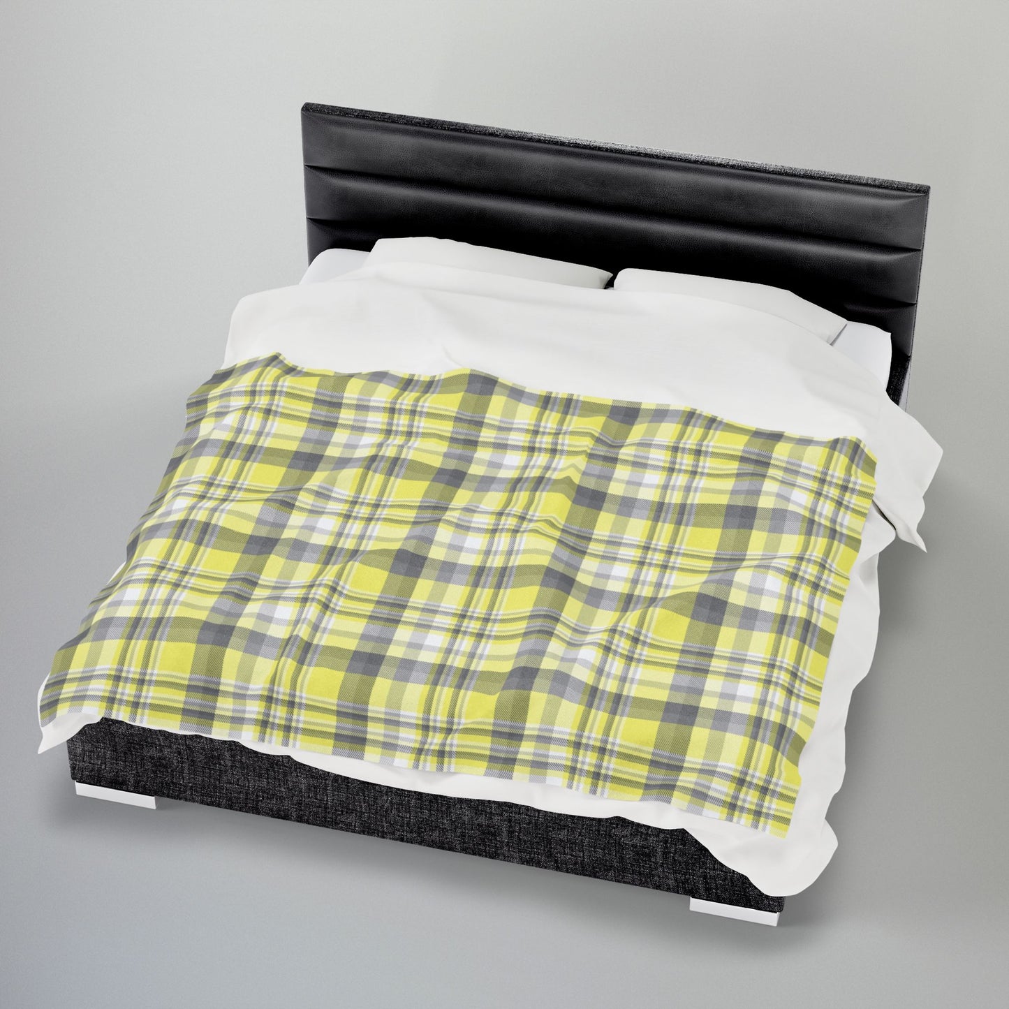 Demigender Pride Plaid Velveteen Plush Blanket