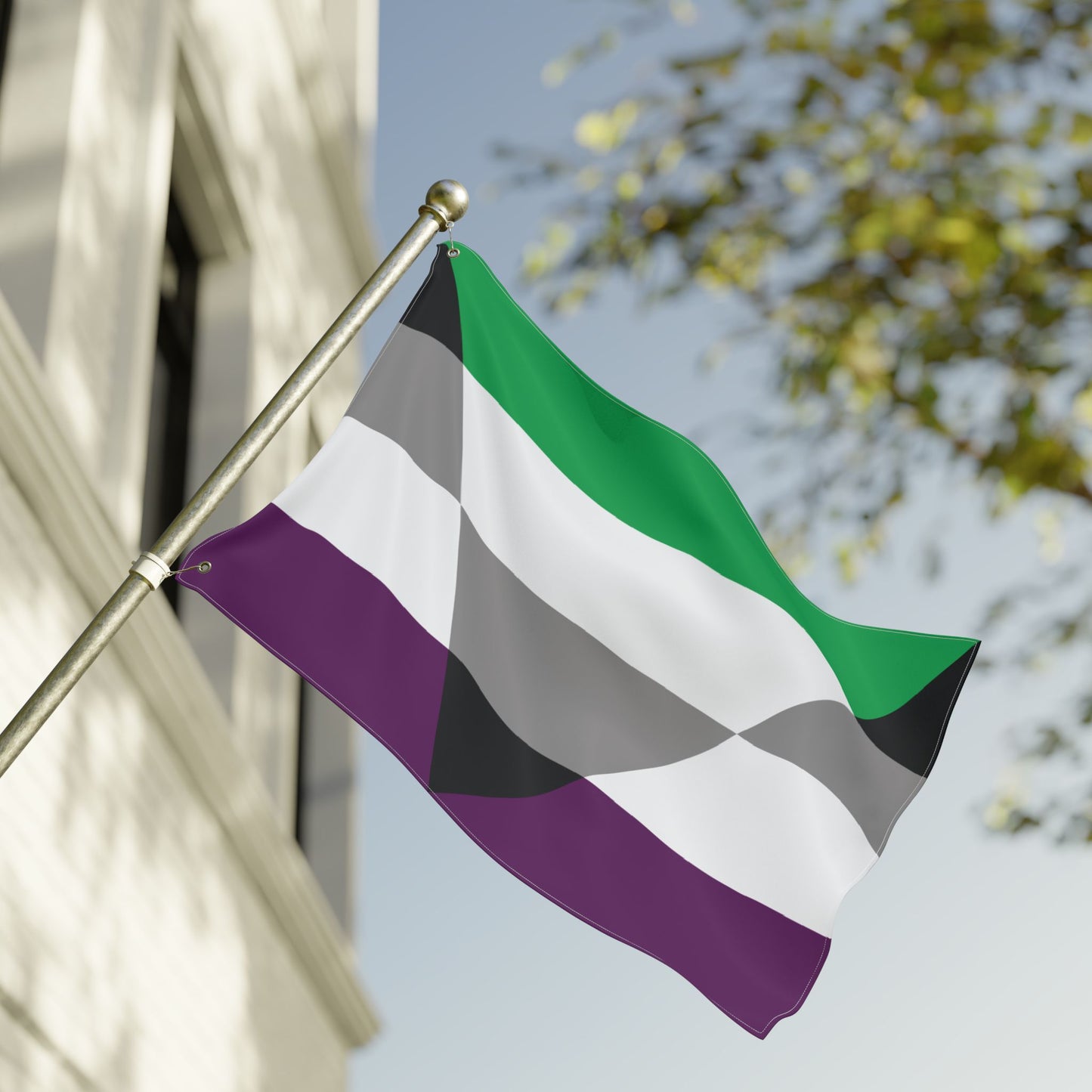 24'' × 36'' Aegorose Pride Flag with Grommets