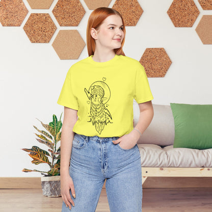 Bride of Frankenstein Lovebird, Line Art Tee