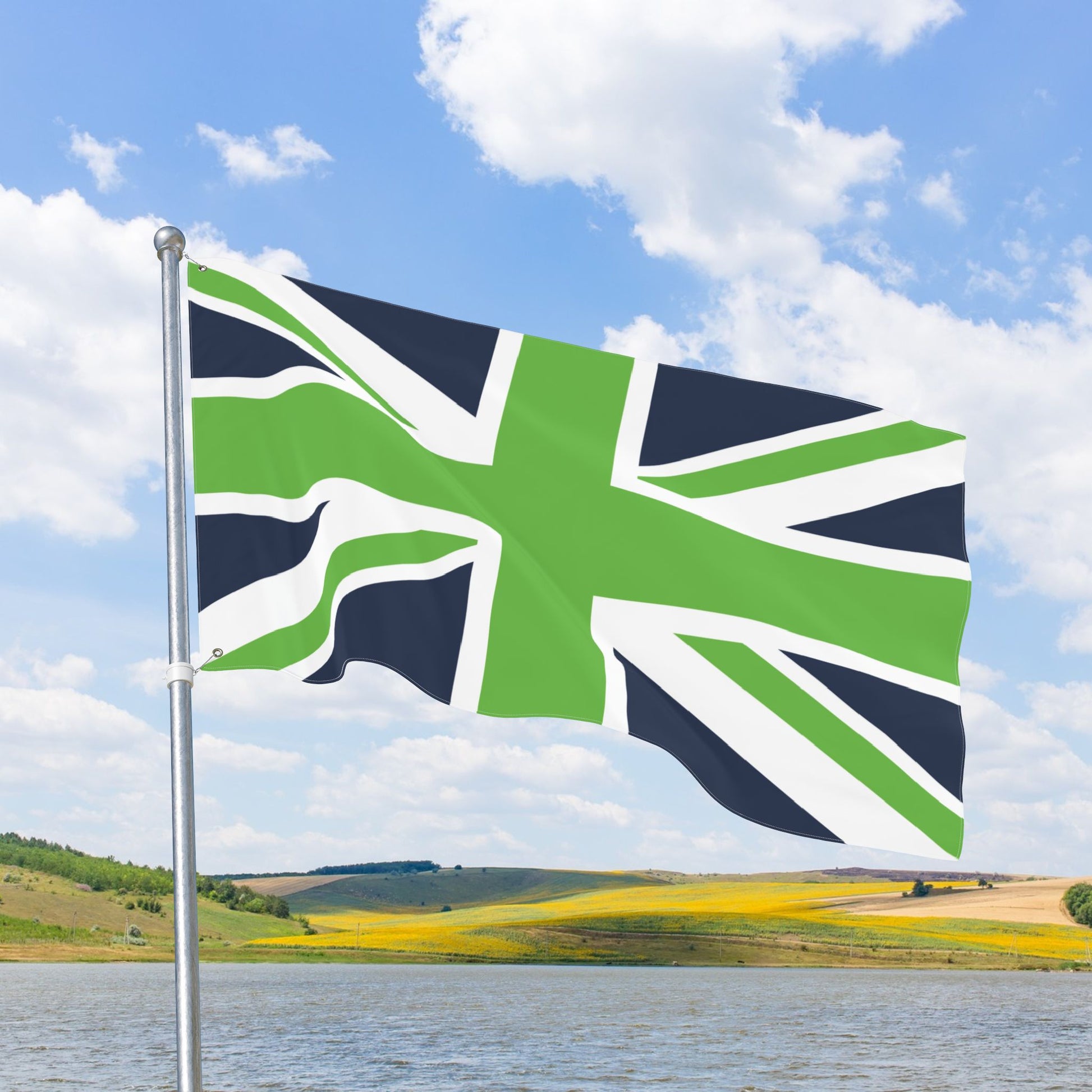 SeaJack UK Seattle WA Flag with Grommets