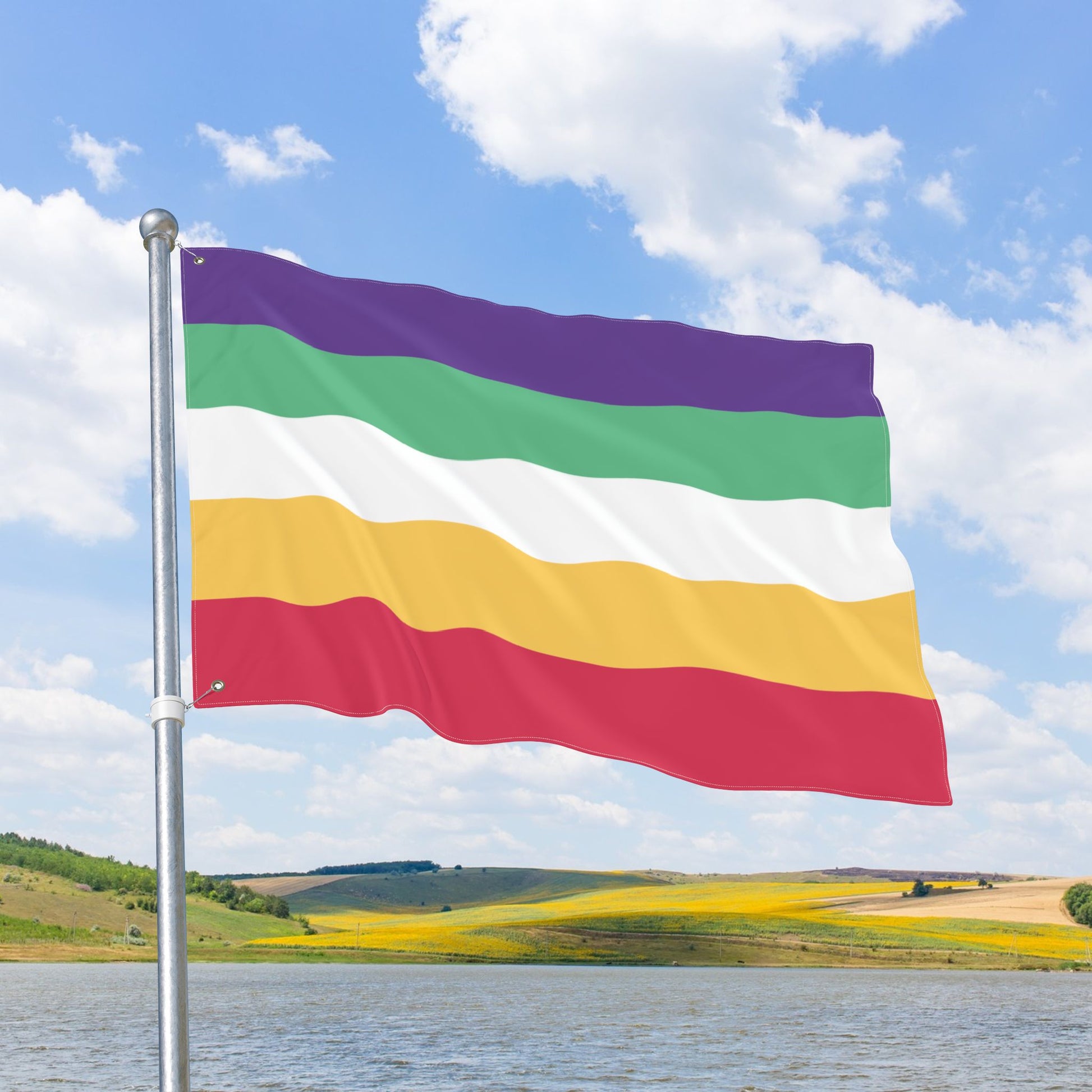 Neurodivergent Pride Flag with Grommets
