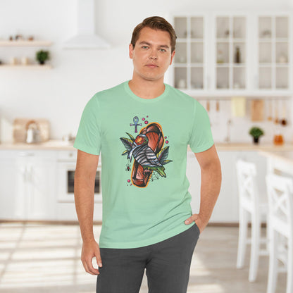 Mummy Lovebird Hand-Drawn & Hand-Colored Tee