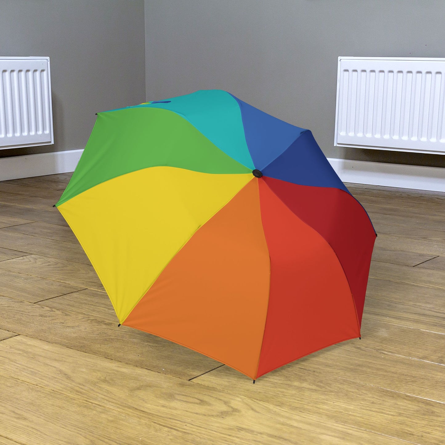 Rainbow Teal Pride Umbrella