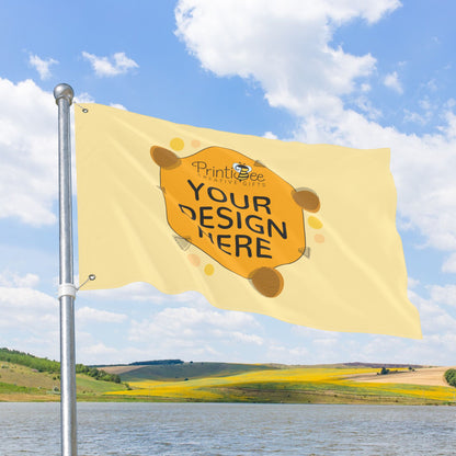 Custom Double-Sided Flag with Grommets