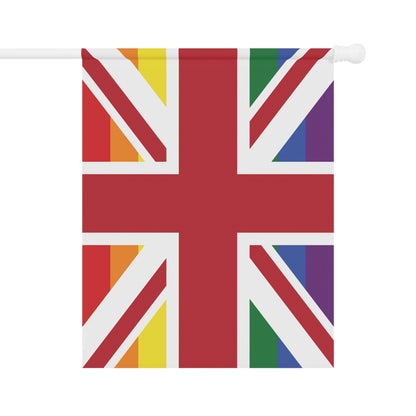 UK LGBTQIA+ Rainbow Pride Garden Flag Banner