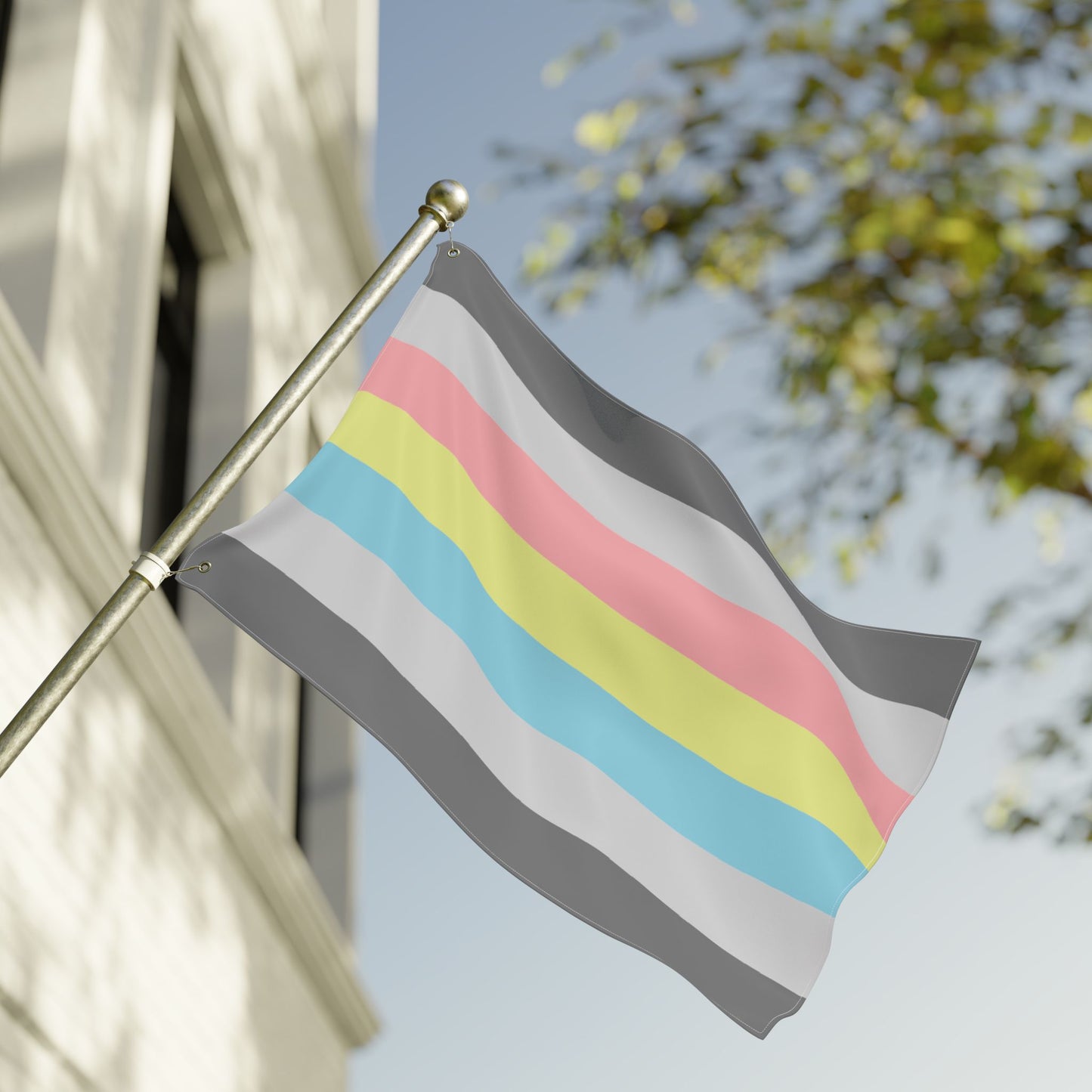 24'' × 36'' Demiflux Double-Sided Pride Flag with Grommets
